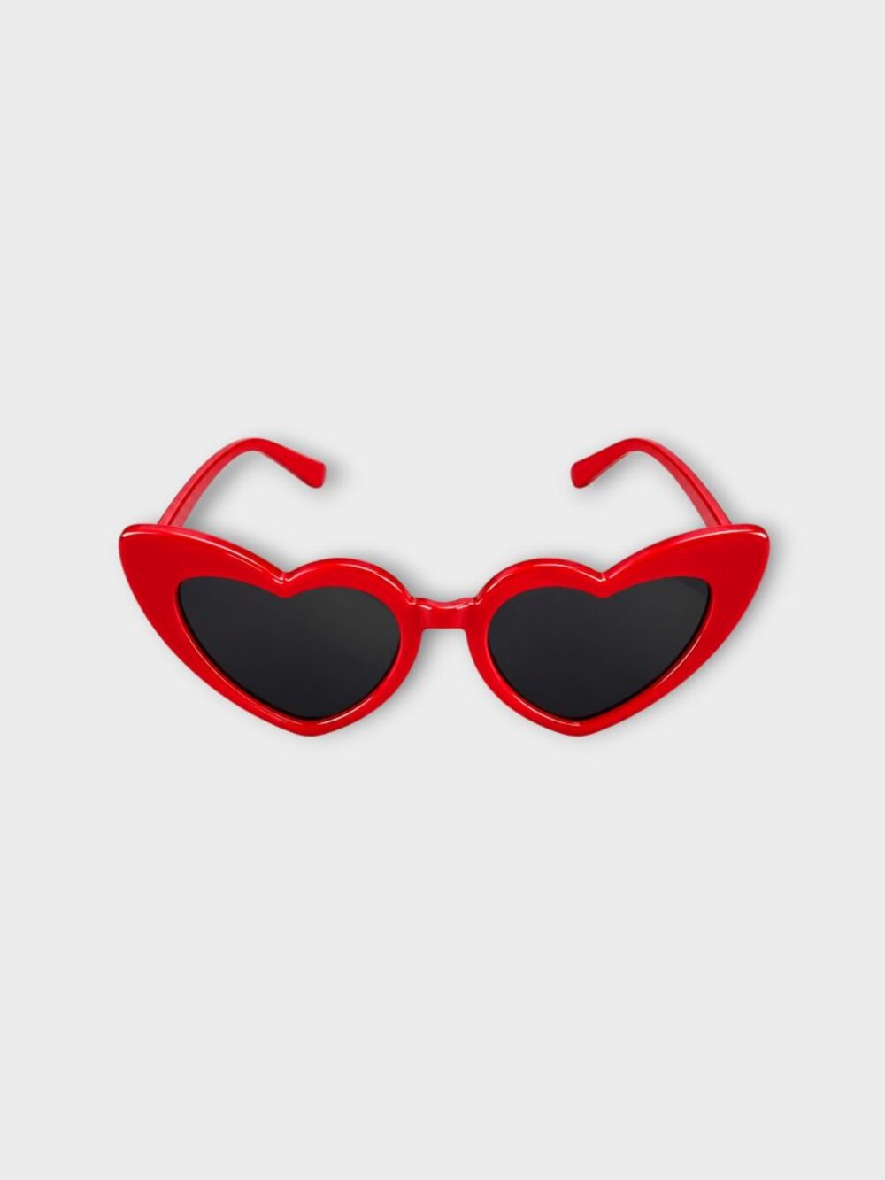 Kids Heart-Shaped Sunglasses - Red